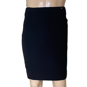 Carlisle black pencil skirt